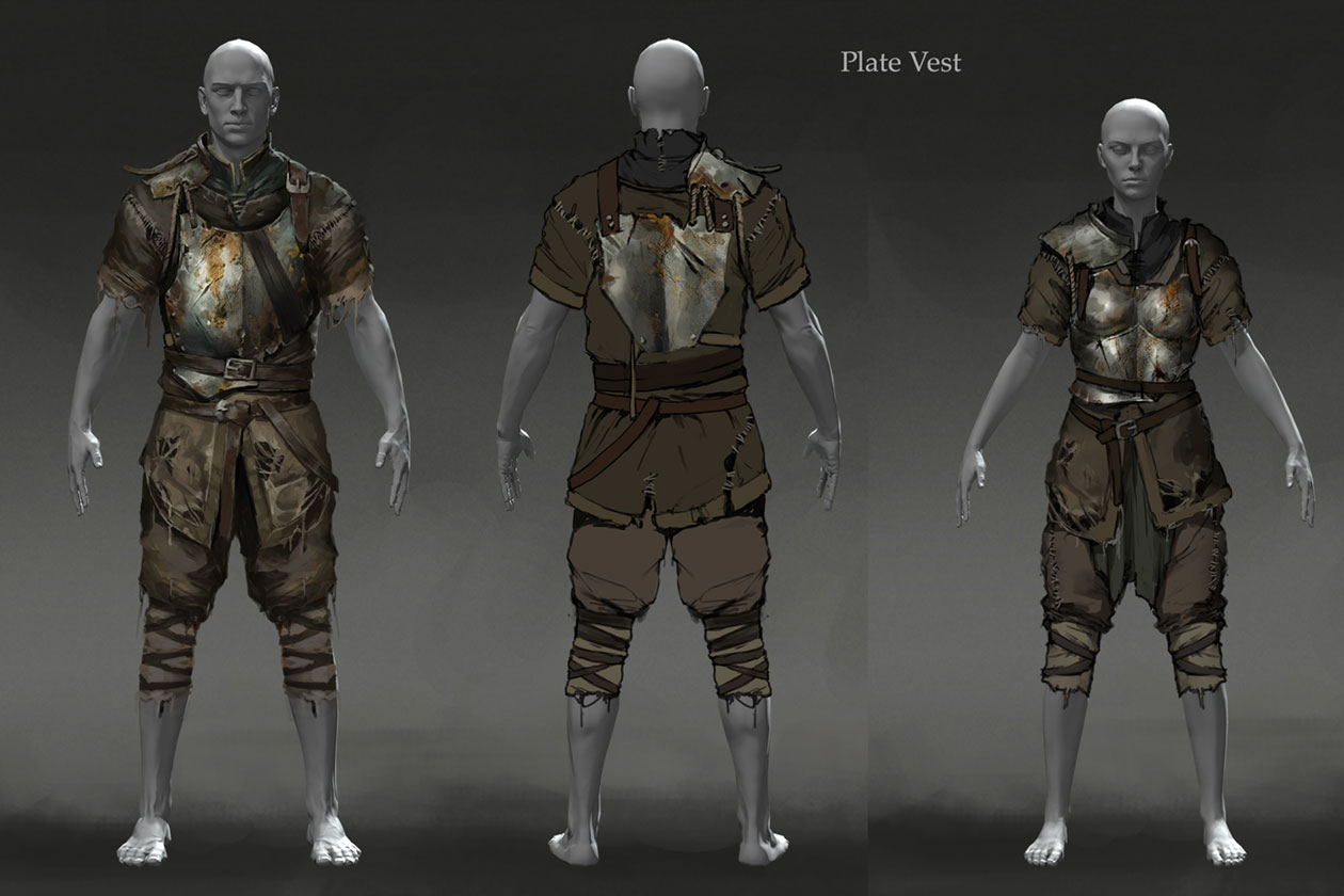 Plate Vest Armor Art from Path of Exile 2