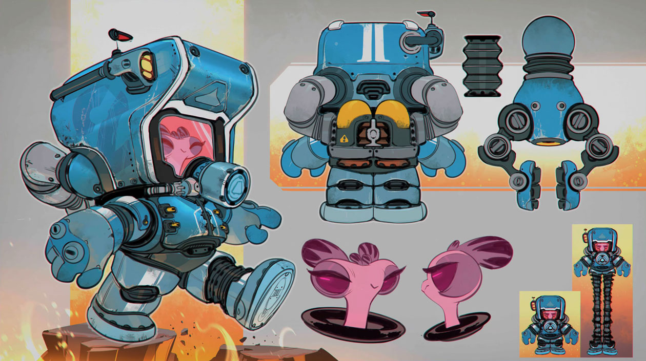 Blizar Miner Art from Ratchet & Clank: Rift Apart