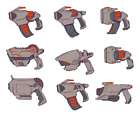 Burst Pistol Sketches