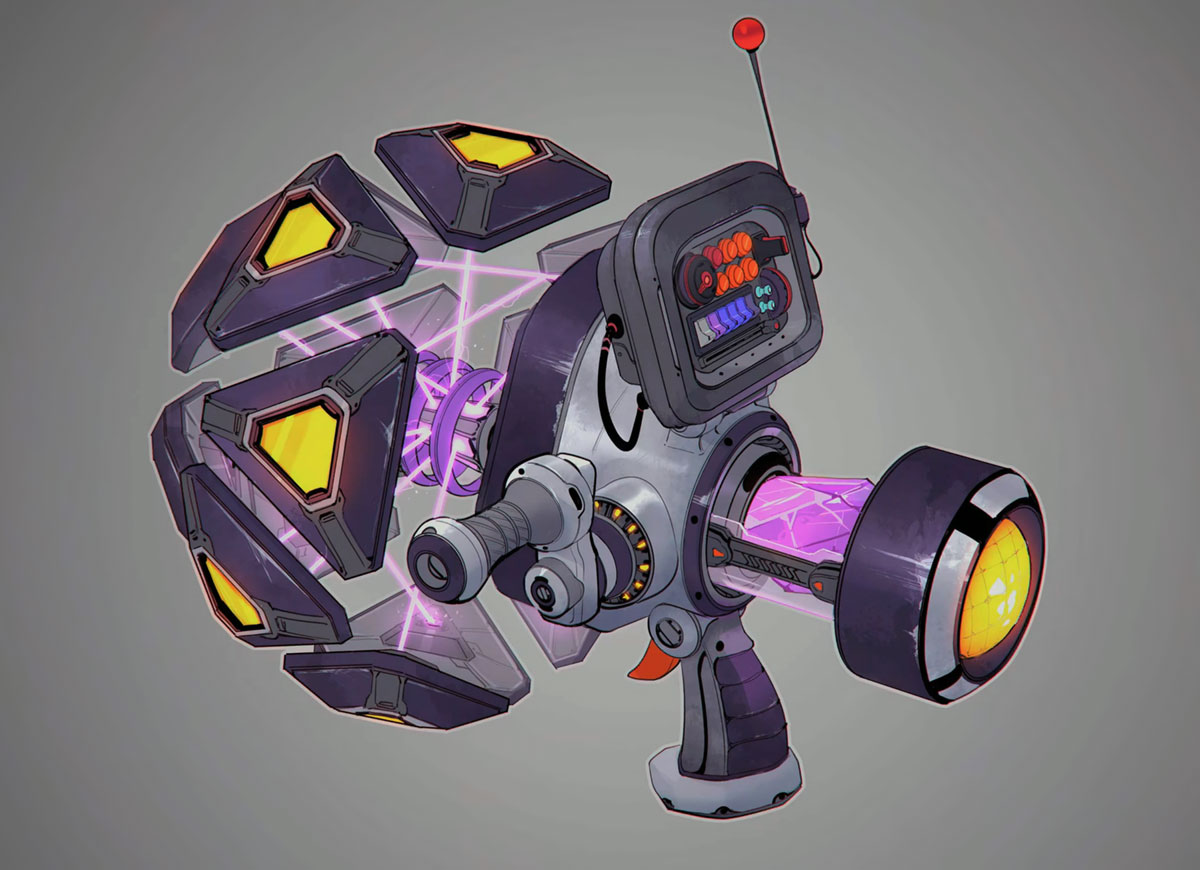 Dimensionator Art from Ratchet & Clank: Rift Apart