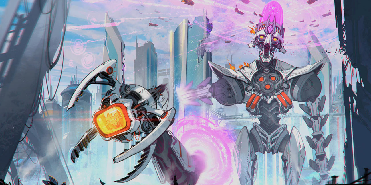 Imperial Power Suit Battle Art from Ratchet & Clank: Rift Apart