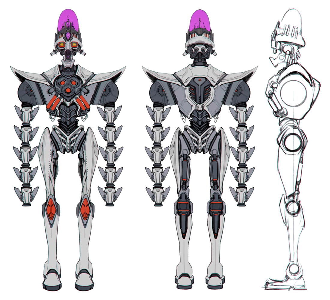 Imperial Power Suit Art from Ratchet & Clank: Rift Apart