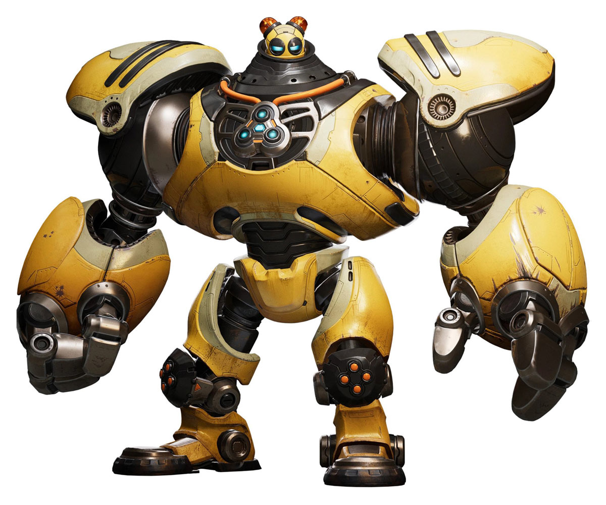 Kit Warbot Render from Ratchet & Clank: Rift Apart