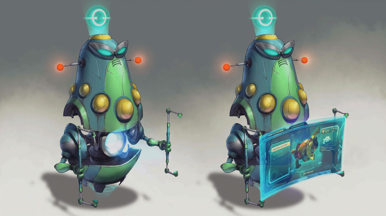 Ms. Zurkon Concept Art from Ratchet & Clank: Rift Apart