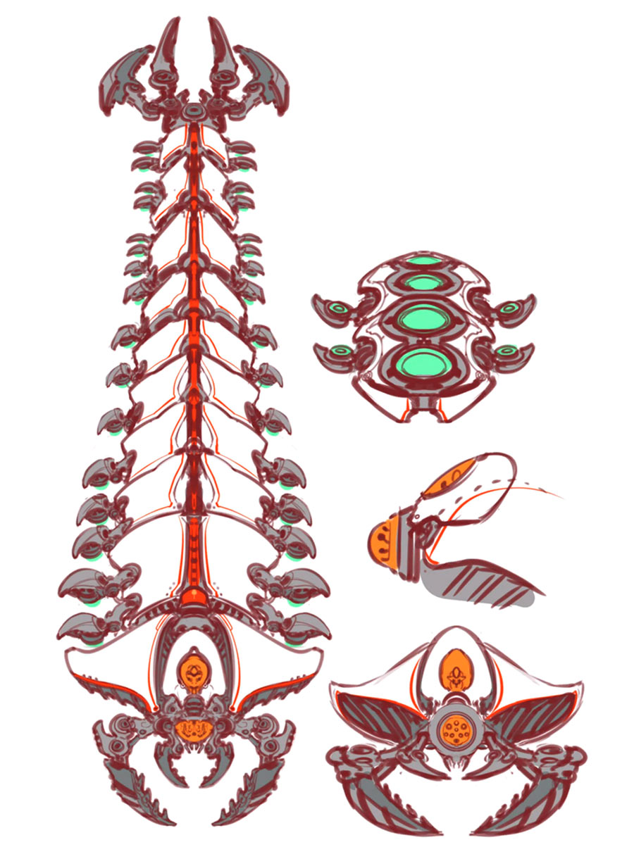 Nefarious Seekerpede Art from Ratchet & Clank: Rift Apart
