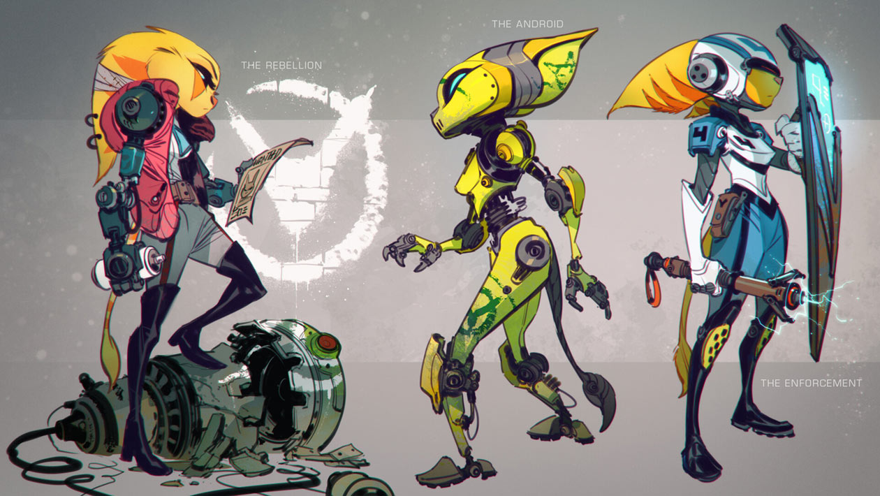 Rivet Concept Art from Ratchet & Clank: Rift Apart