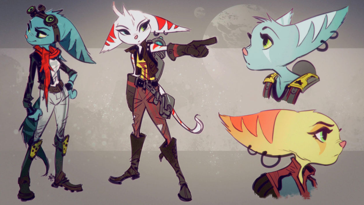 Rivet Early Design from Ratchet & Clank: Rift Apart