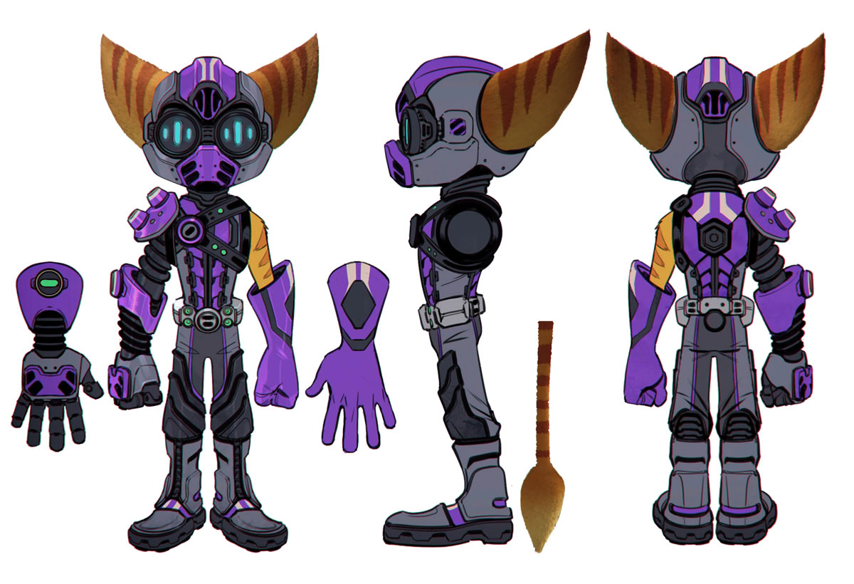 Scavenger Armor Art from Ratchet & Clank: Rift Apart