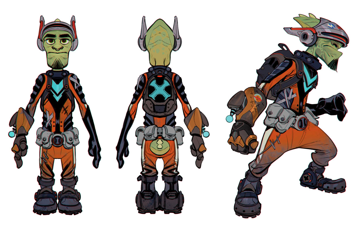 Skidd McMarx Art from Ratchet & Clank: Rift Apart