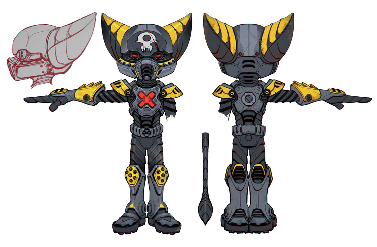 Wasteland Gear Armor Art from Ratchet & Clank: Rift Apart