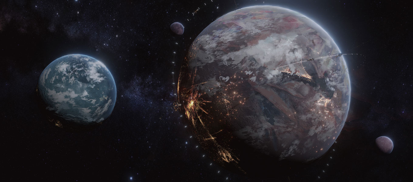 Planets Concept Art from Star Ocean The Divine Force