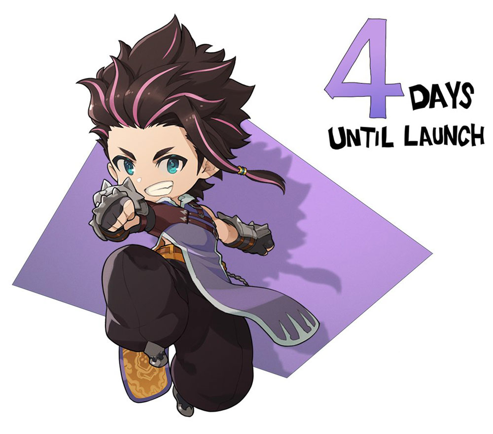 4 Days Until Launch Art from Tales of Arise