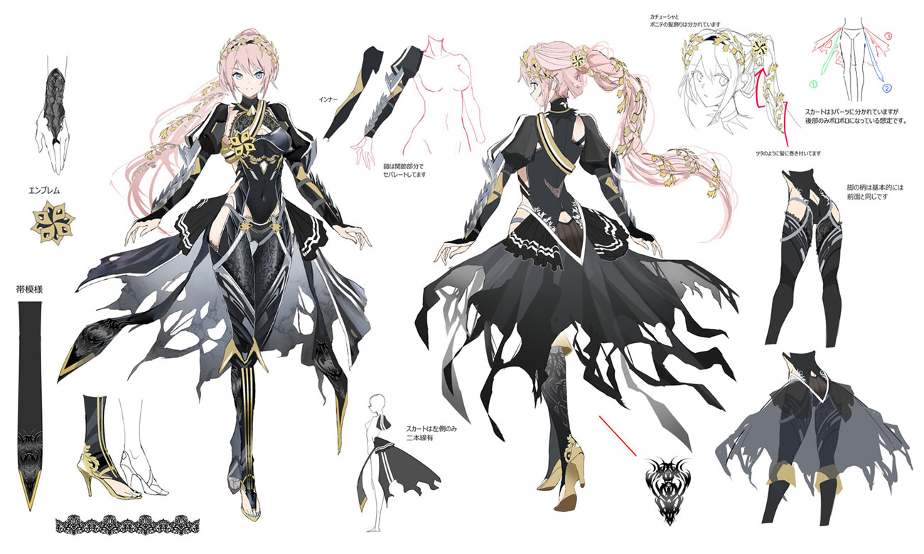 Shionne DLC Costume Art from Tales of Arise