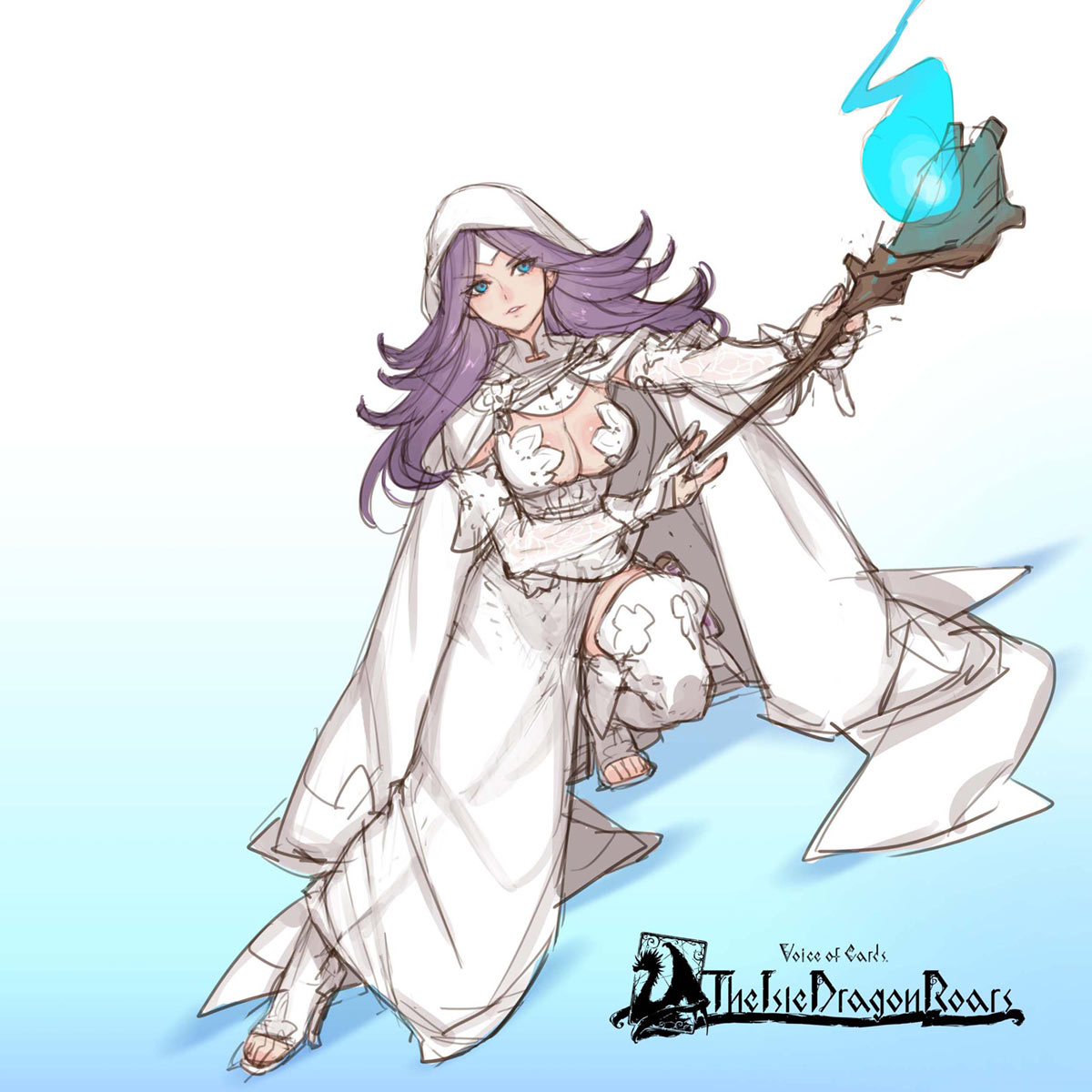 Wynifred Sketch from Voice of Cards: The Isle Dragon Roars