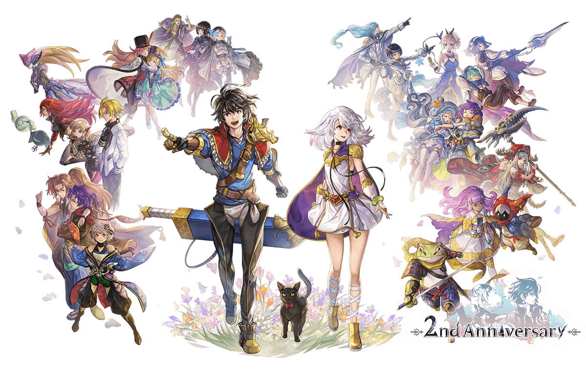 2nd Anniversary Art from Another Eden: The Cat Beyond Time and Space
