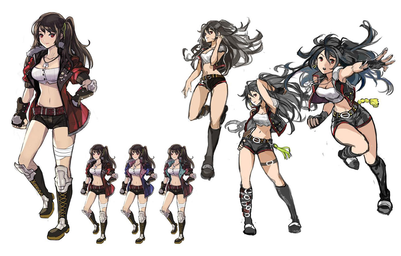 Amy Concept Art from Another Eden: The Cat Beyond Time and Space