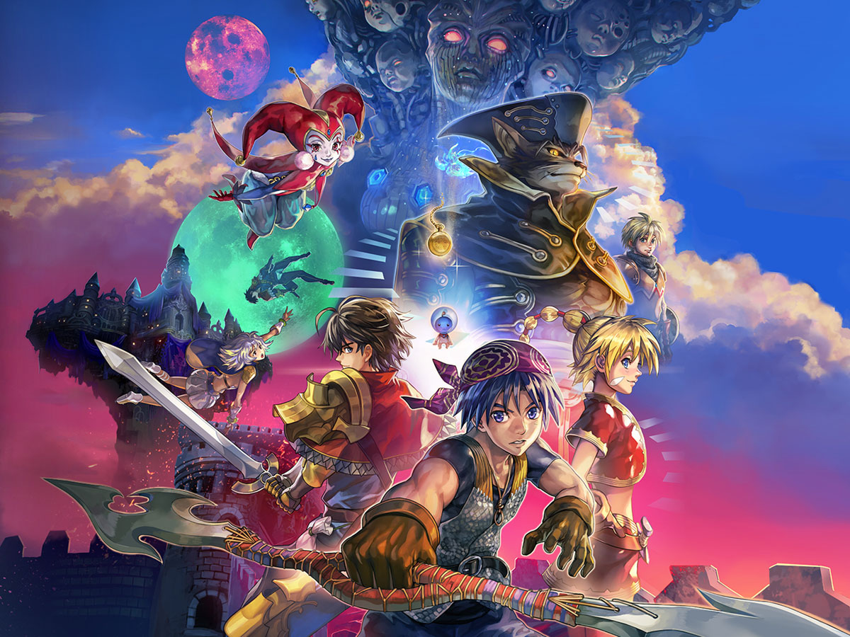 Chrono Cross Crossover Art from Another Eden: The Cat Beyond Time and Space