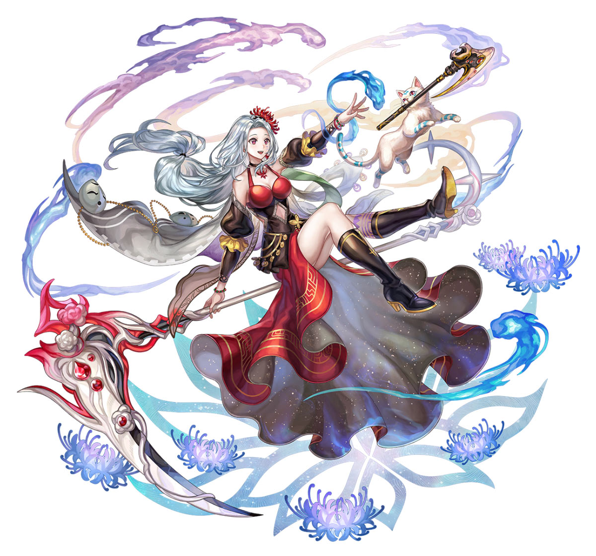 Ilulu Crimson Reaper Art from Another Eden: The Cat Beyond Time and Space