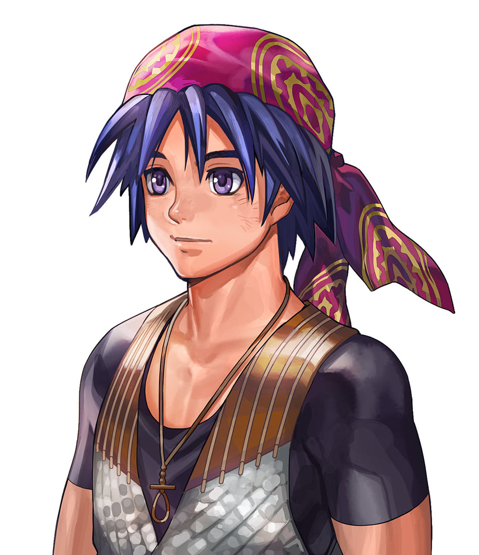 Serge Portrait Art from Another Eden: The Cat Beyond Time and Space