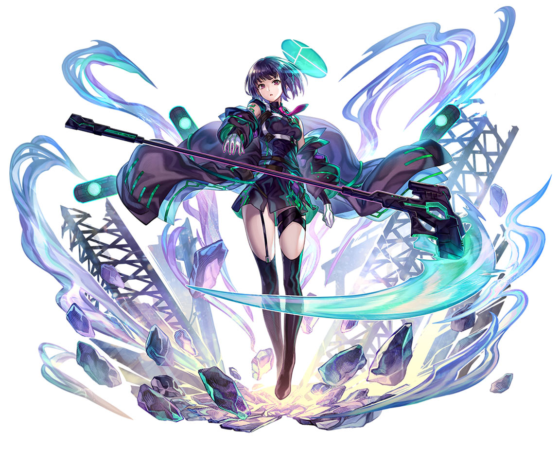 Suzette Cyan Scyther Art from Another Eden: The Cat Beyond Time and Space