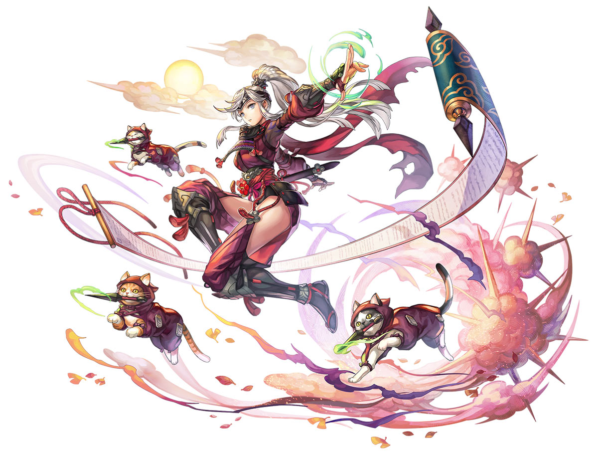 Tsubame Nocturne Ninja Art from Another Eden: The Cat Beyond Time and Space