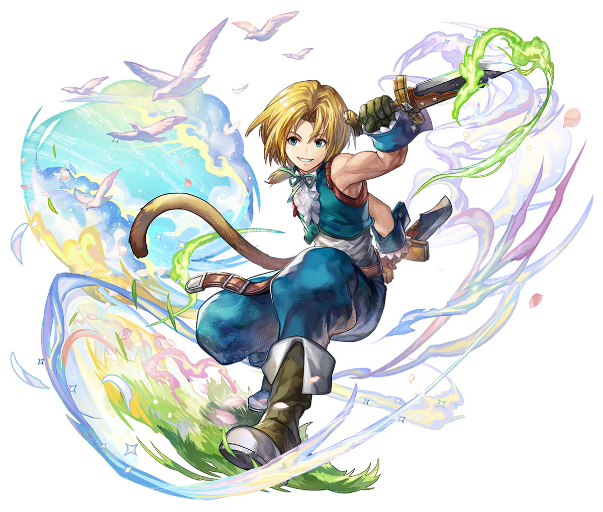 Zidane Art from Another Eden: The Cat Beyond Time and Space