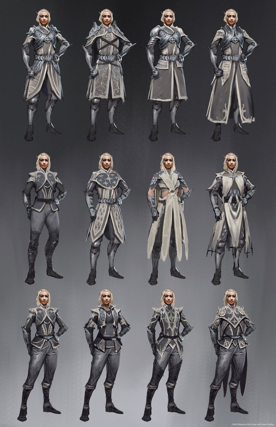 Isobel Outfit Concepts from Baldur's Gate III