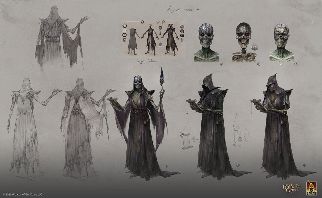 Jergal Art from Baldur's Gate III