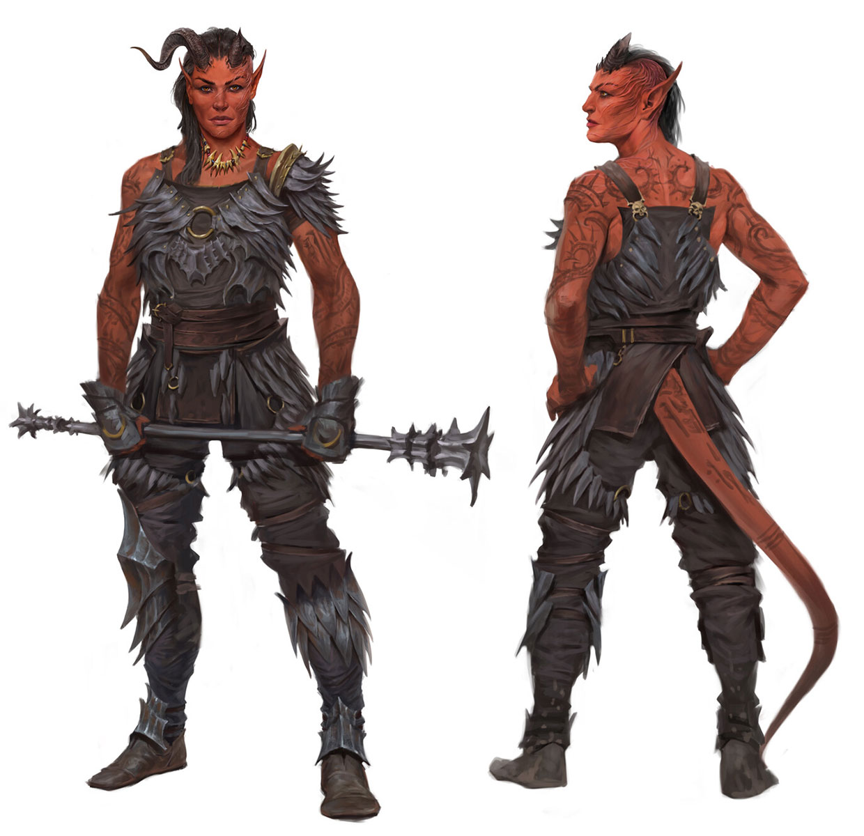 Karlach Concept Art from Baldur's Gate III
