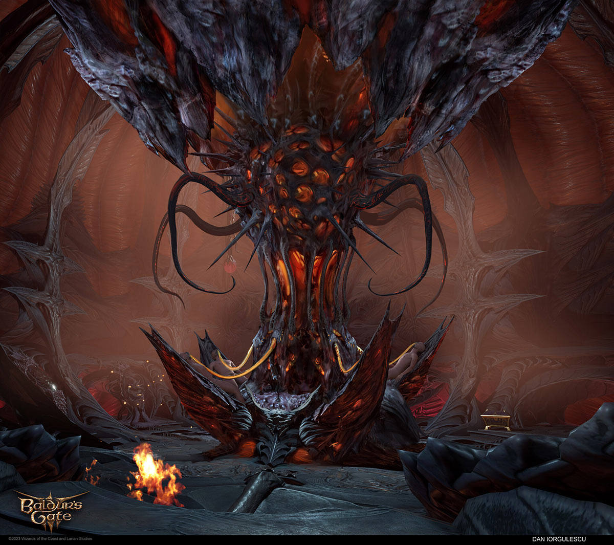 Nautiloid Mind Draining Device Art from Baldur's Gate III