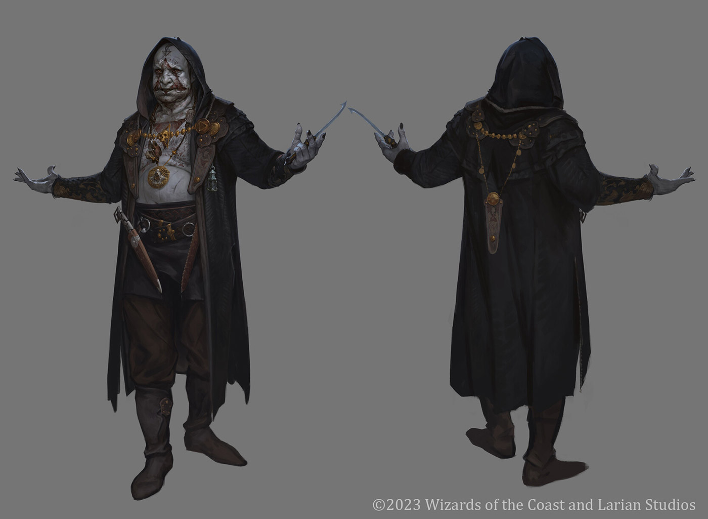 Necromancer Concept Art from Baldur's Gate III