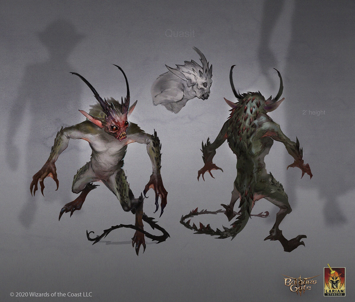 Quasit Art from Baldur's Gate III