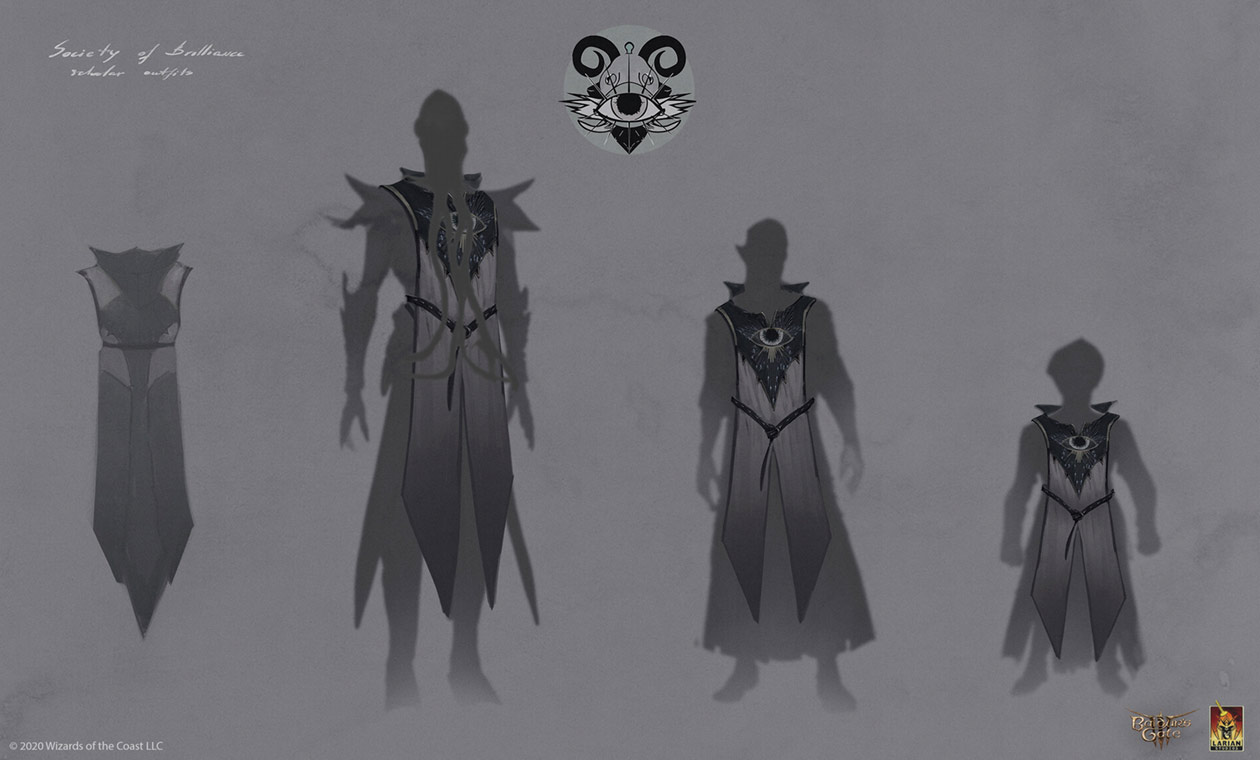 Society of Brilliance Outfit Art from Baldur's Gate III