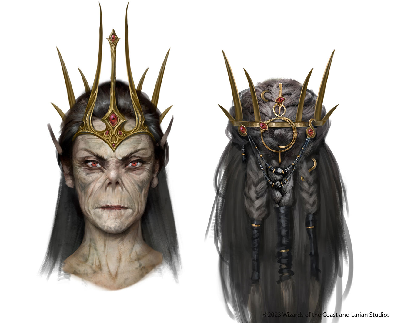 Vlaakith Concept Art from Baldur's Gate III