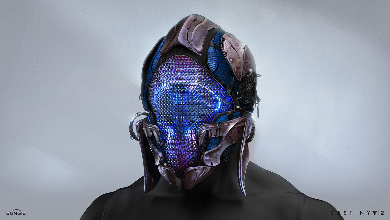 Blight Ranger Helmet Art from Destiny 2: The Witch Queen