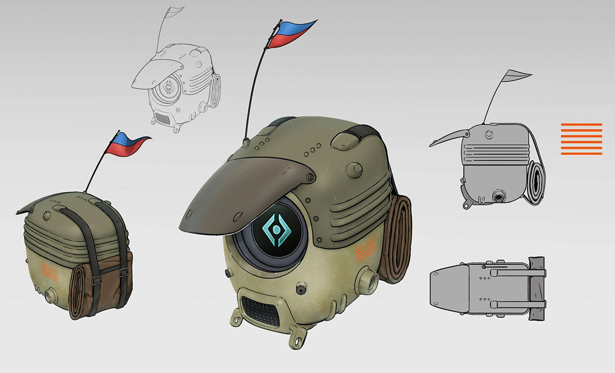 Ghost Concept Art from Destiny 2: The Witch Queen