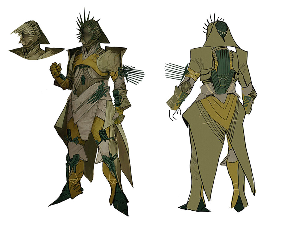 Warlock Raid Gear Art from Destiny 2: The Witch Queen