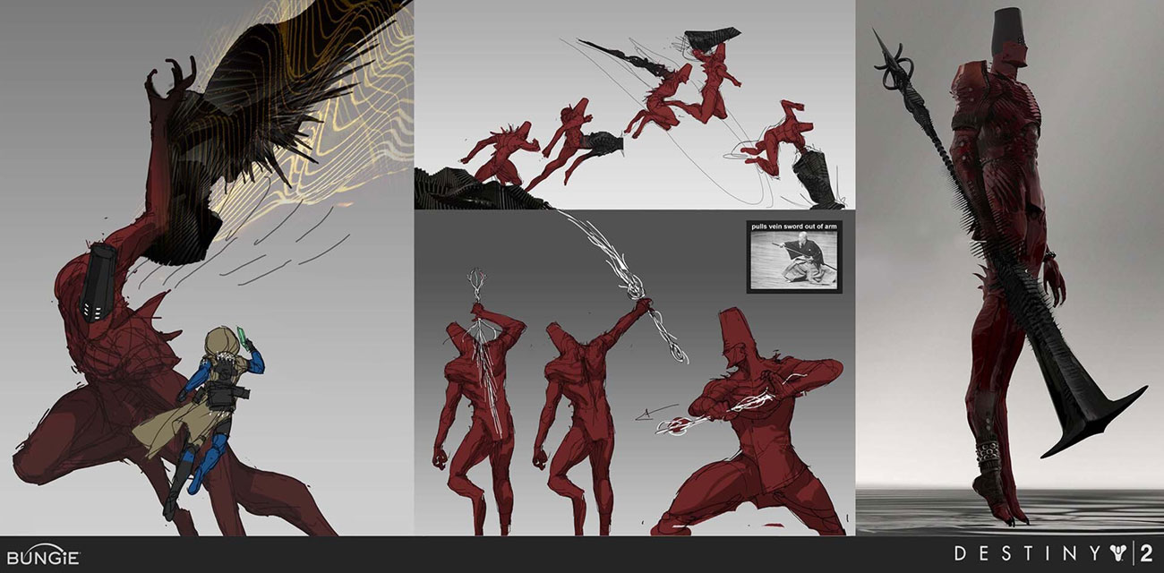Rhulk Phase 2 Moves Art from Destiny 2: The Witch Queen
