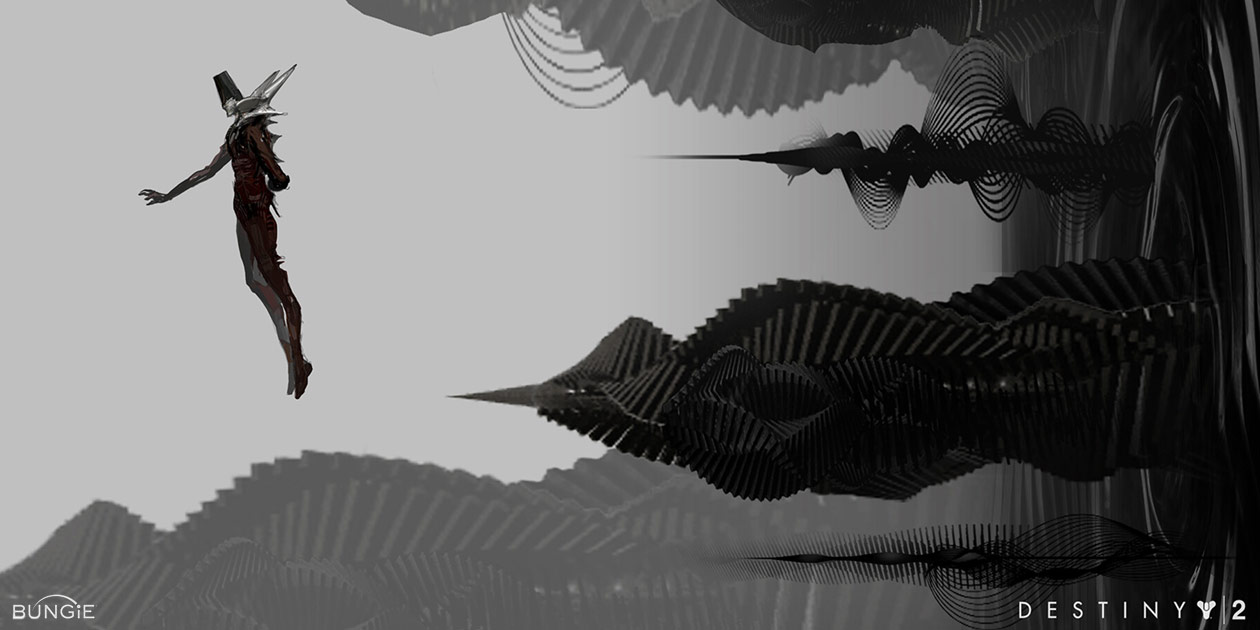 Rhulk Wall Attack Art from Destiny 2: The Witch Queen