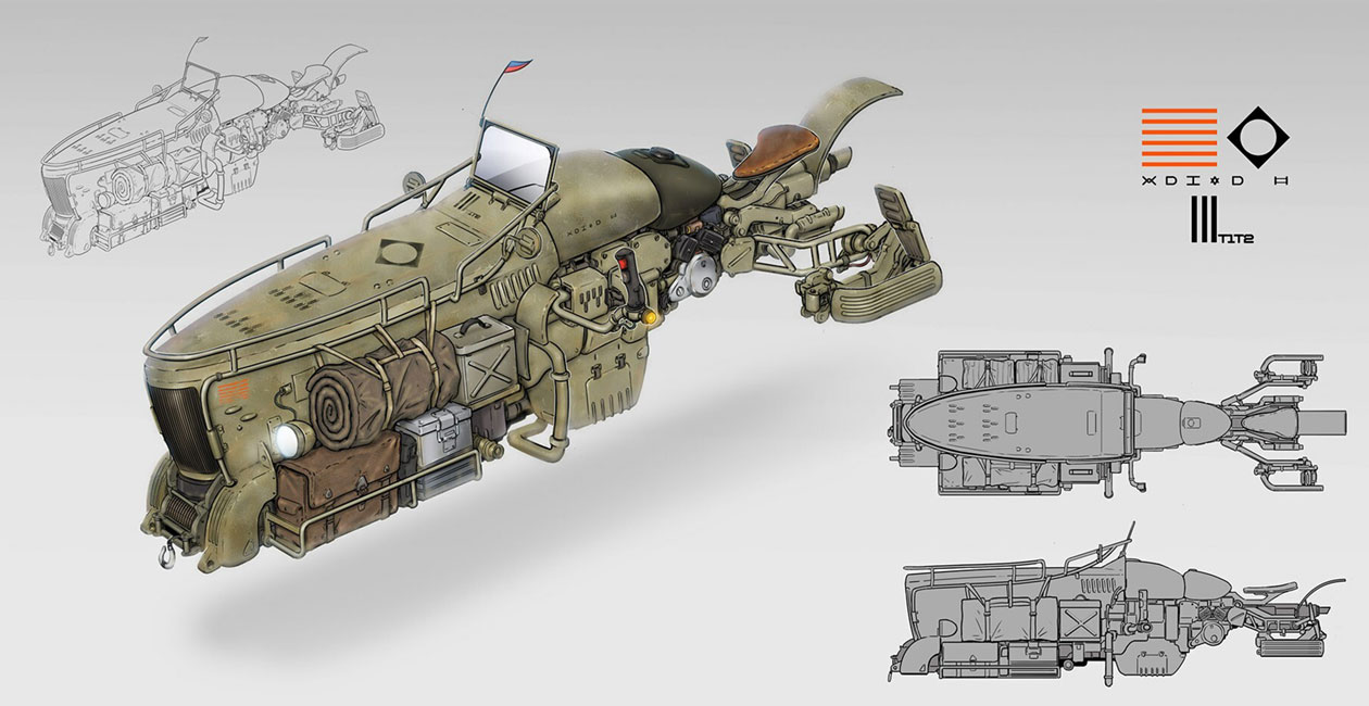 Sparrow Vehicle Art from Destiny 2: The Witch Queen
