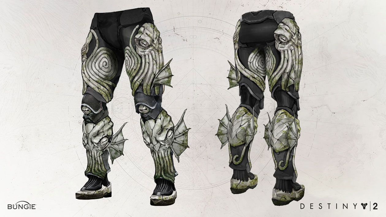 Tekeli-li Armor Art from Destiny 2: The Witch Queen