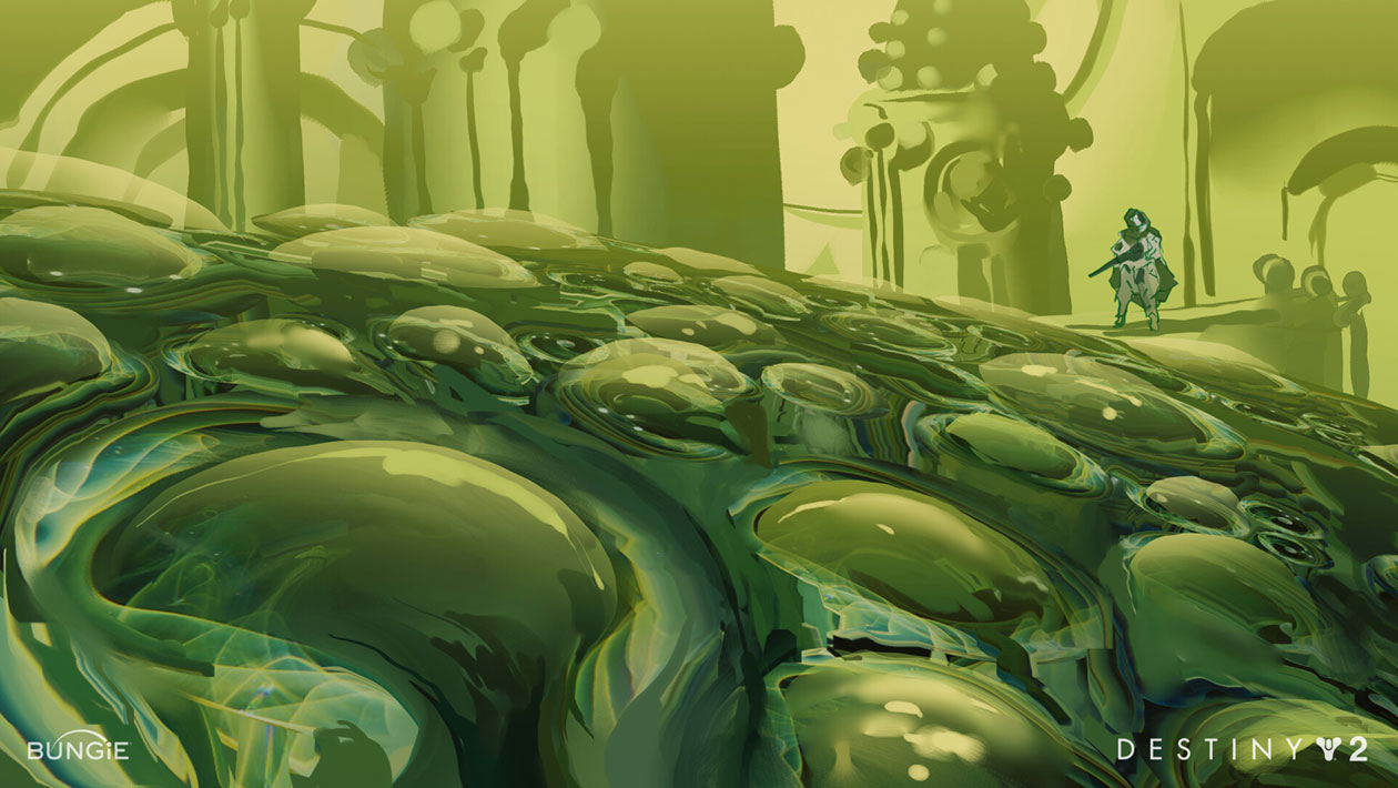 Throne World Exploration Art from Destiny 2: The Witch Queen