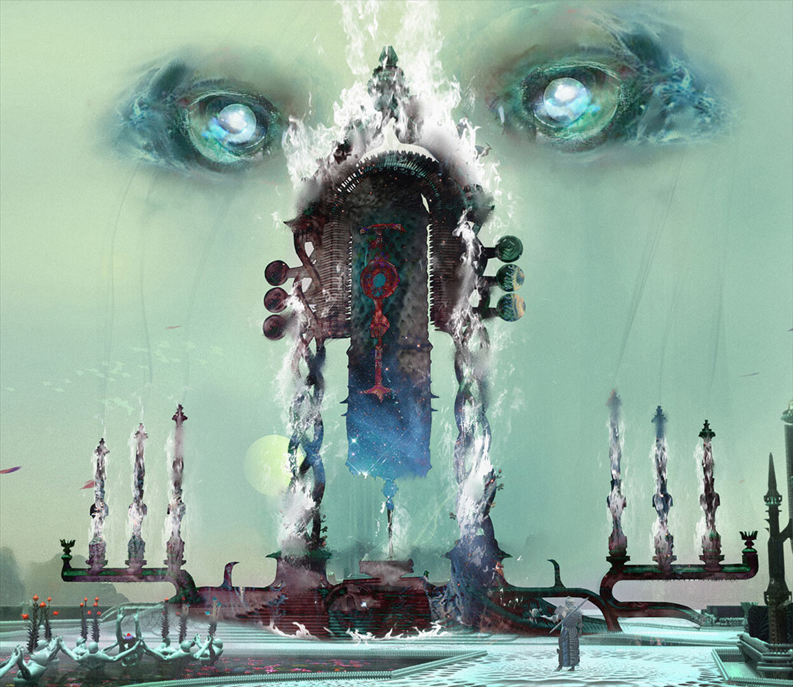 Throne World Eyes Art from Destiny 2: The Witch Queen