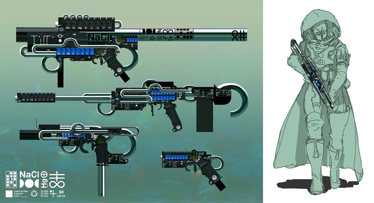 Throne World Weapons Set Art from Destiny 2: The Witch Queen