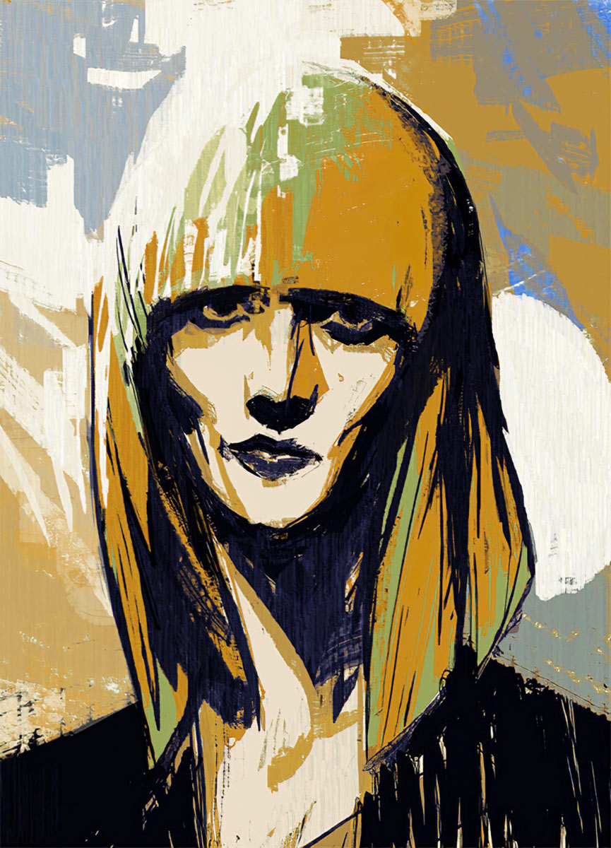 Klaasje Amandou Portrait Art from Disco Elysium