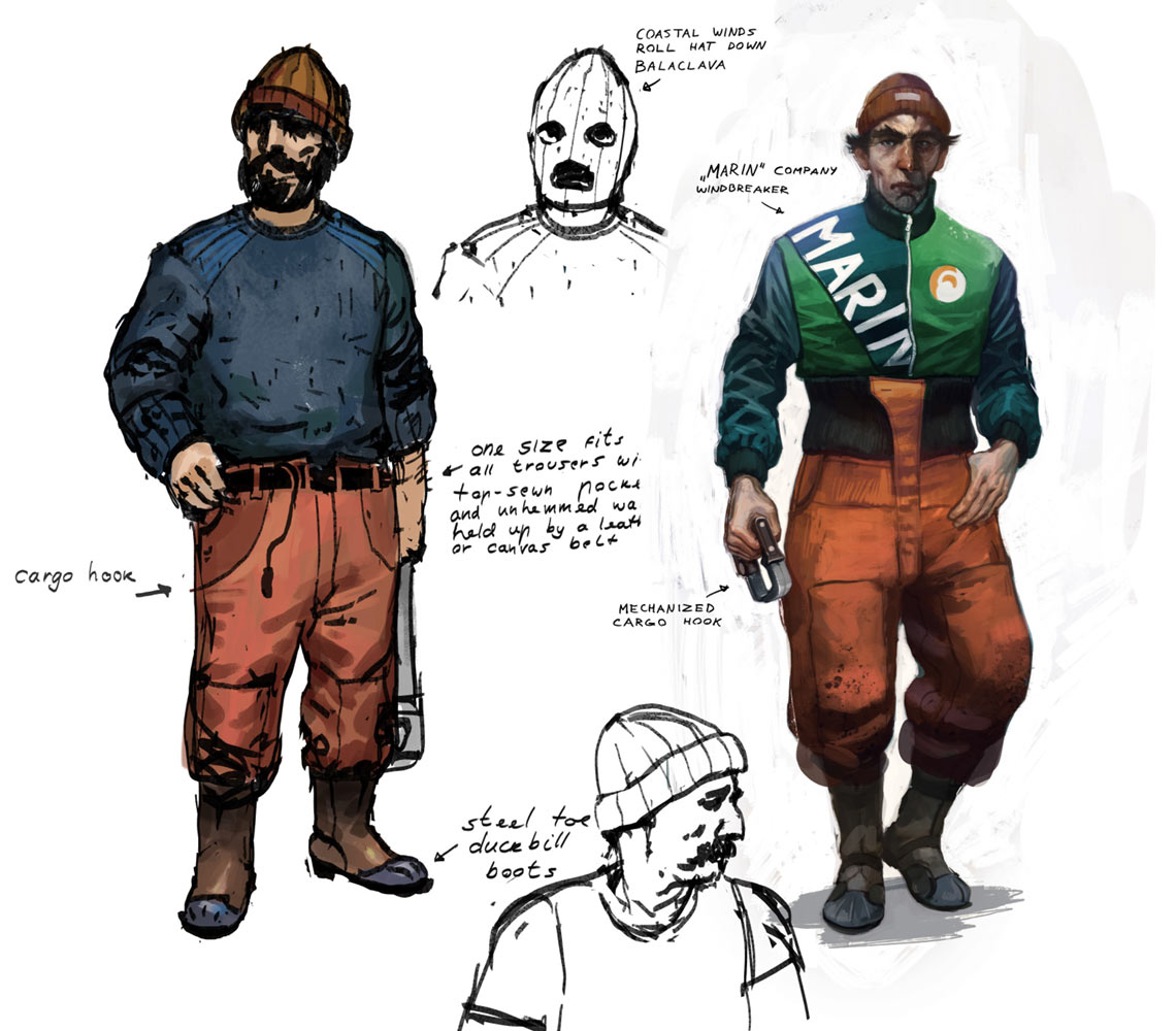 Longshoremen Art from Disco Elysium