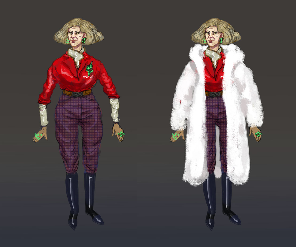 Wild Pines Representative Joyce Art from Disco Elysium