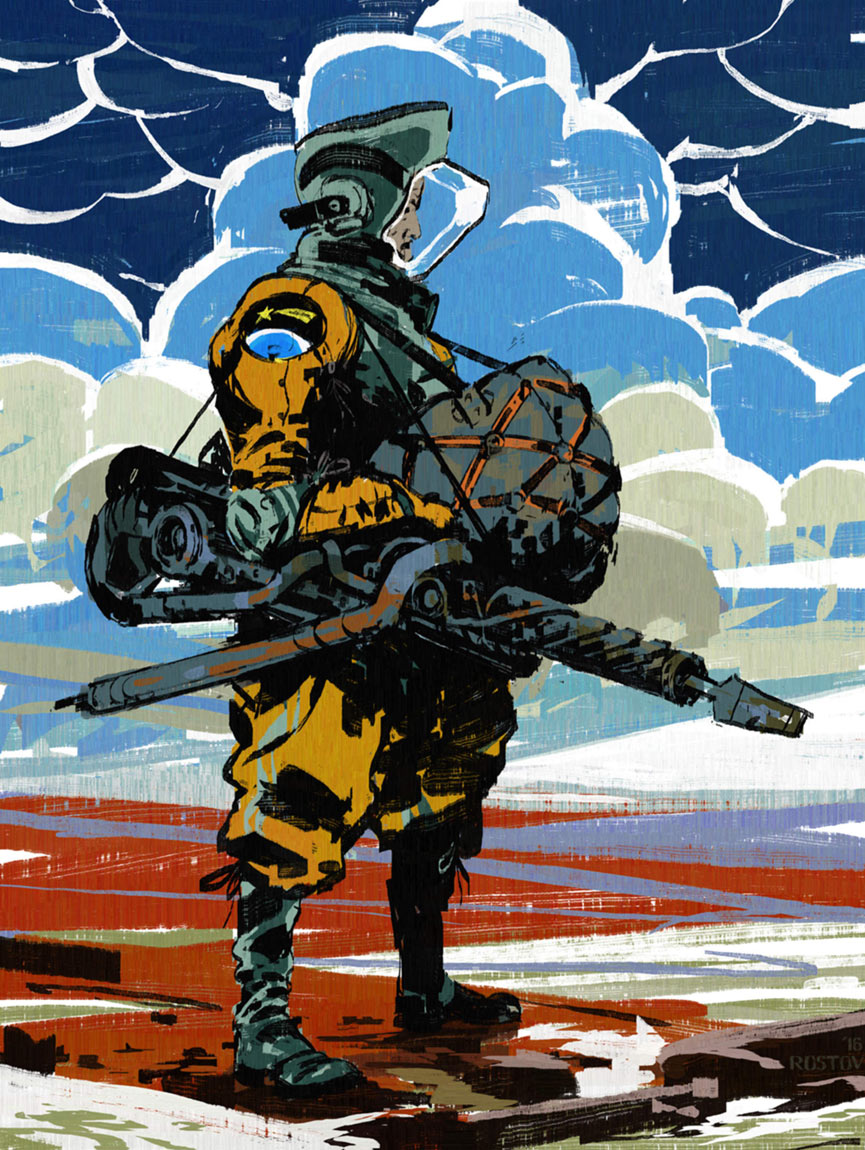 Worker in the Pale Art from Disco Elysium