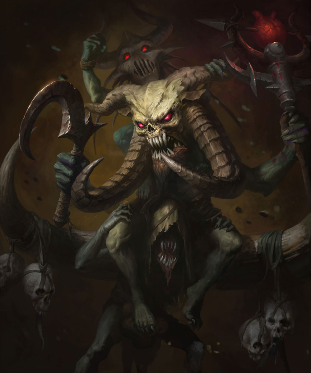 Chieftain Ongori Art from Diablo Immortal
