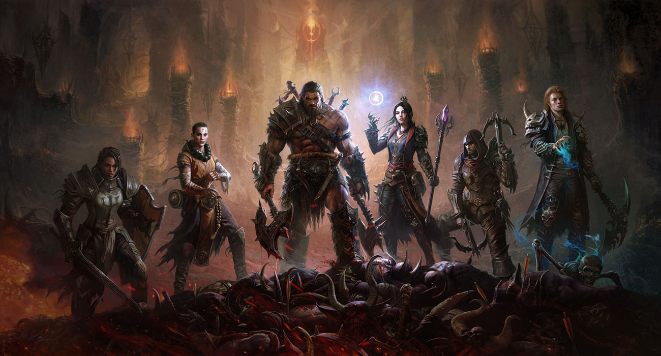Classes Art from Diablo Immortal